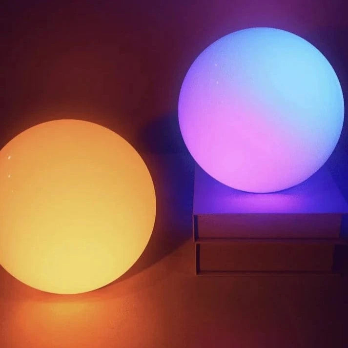 16 Farver Justerbar LED Kuglelampe - Vandtæt - Natlampe - Værelsesindretning Table Lamps Danmarkmode.dk