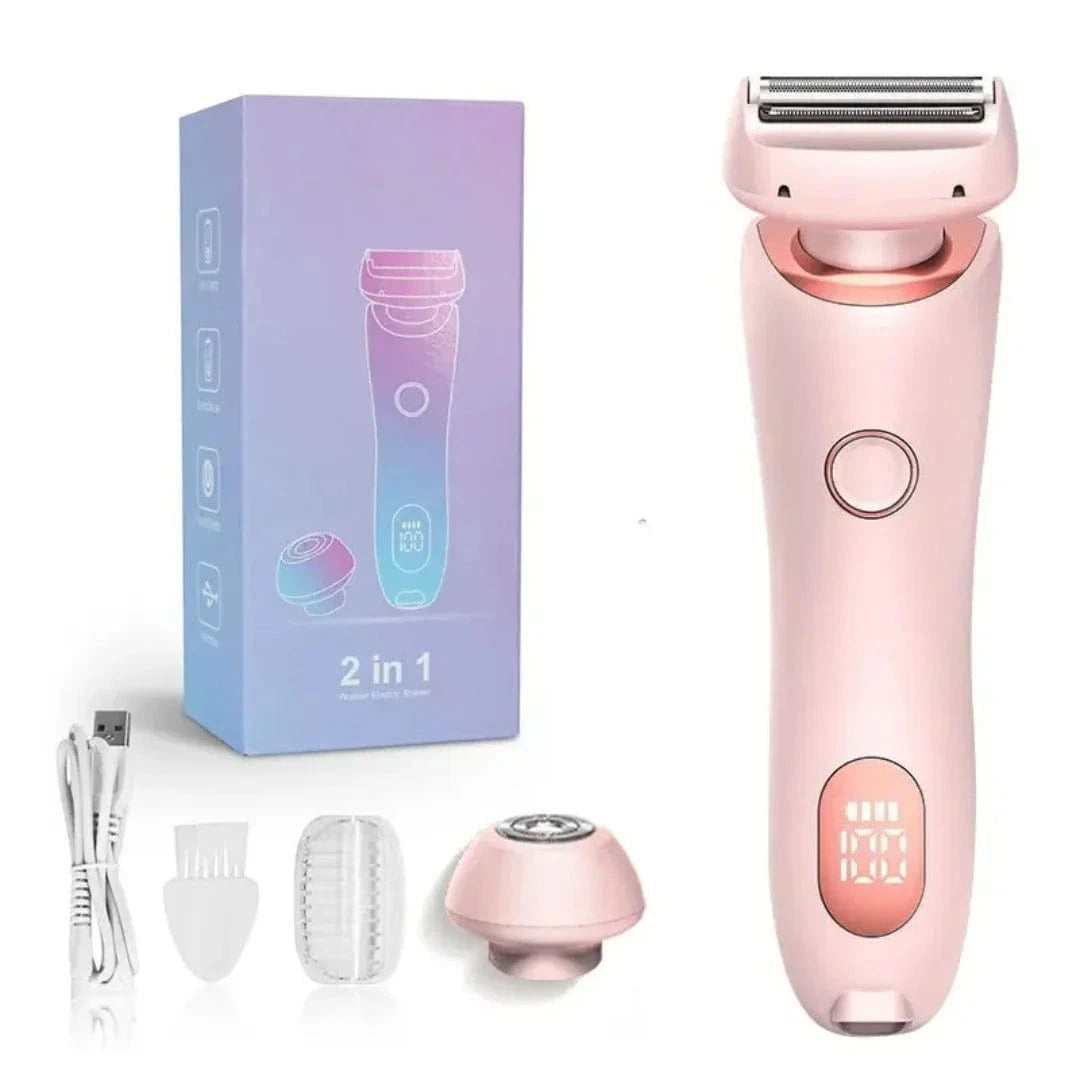 2 i 1 Elektrisk Barbermaskine - Vandtæt - Bærbar - ABS Electric Shaver Danmarkmode.dk