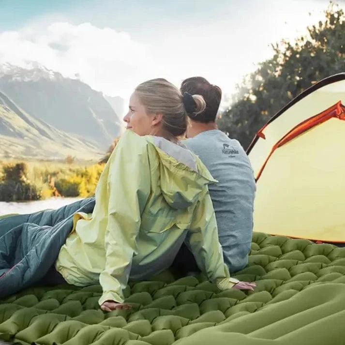2 Personer Luftmadras med Pumpe - Udendørs - Camping - Ergonomisk Air Mattress Danmarkmode.dk
