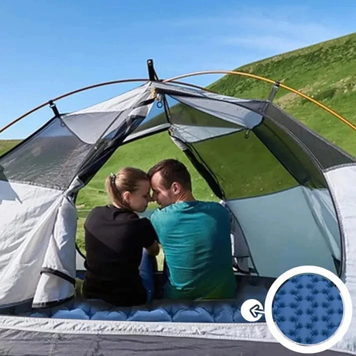 2 Personer Luftmadras med Pumpe - Udendørs - Camping - Ergonomisk Air Mattress Danmarkmode.dk