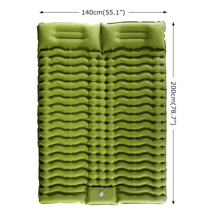 2 Personer Luftmadras med Pumpe - Udendørs - Camping - Ergonomisk Air Mattress Danmarkmode.dk