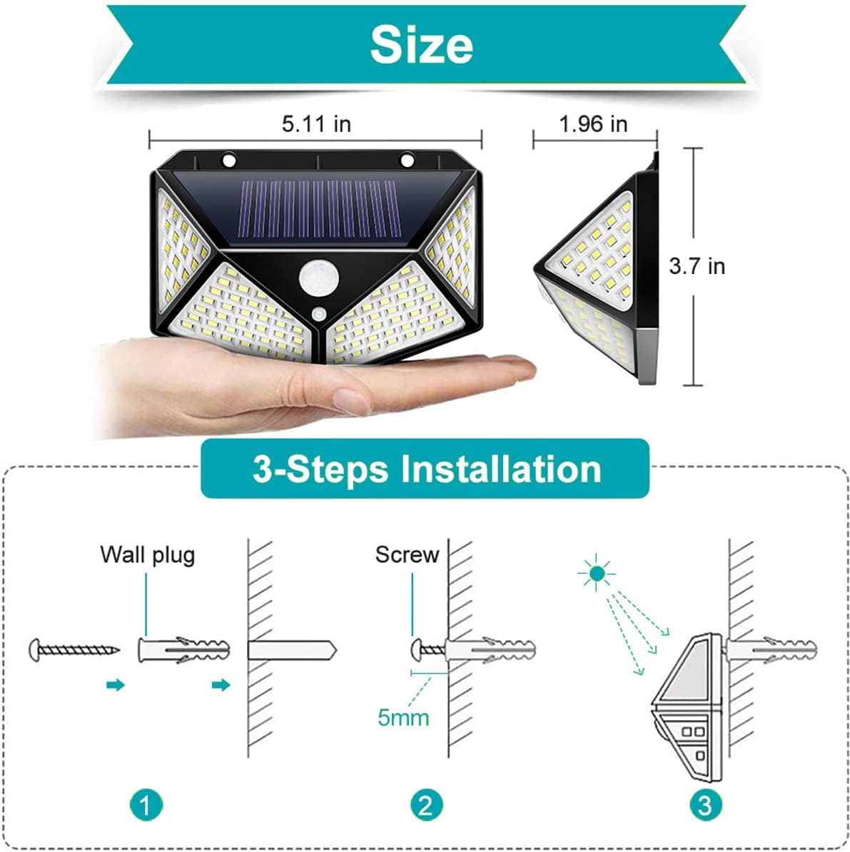 2 Solcellelamper - Energieffektiv - Udendørs Belysning - IlluminateSolar Outdoor Lighting Danmarkmode.dk