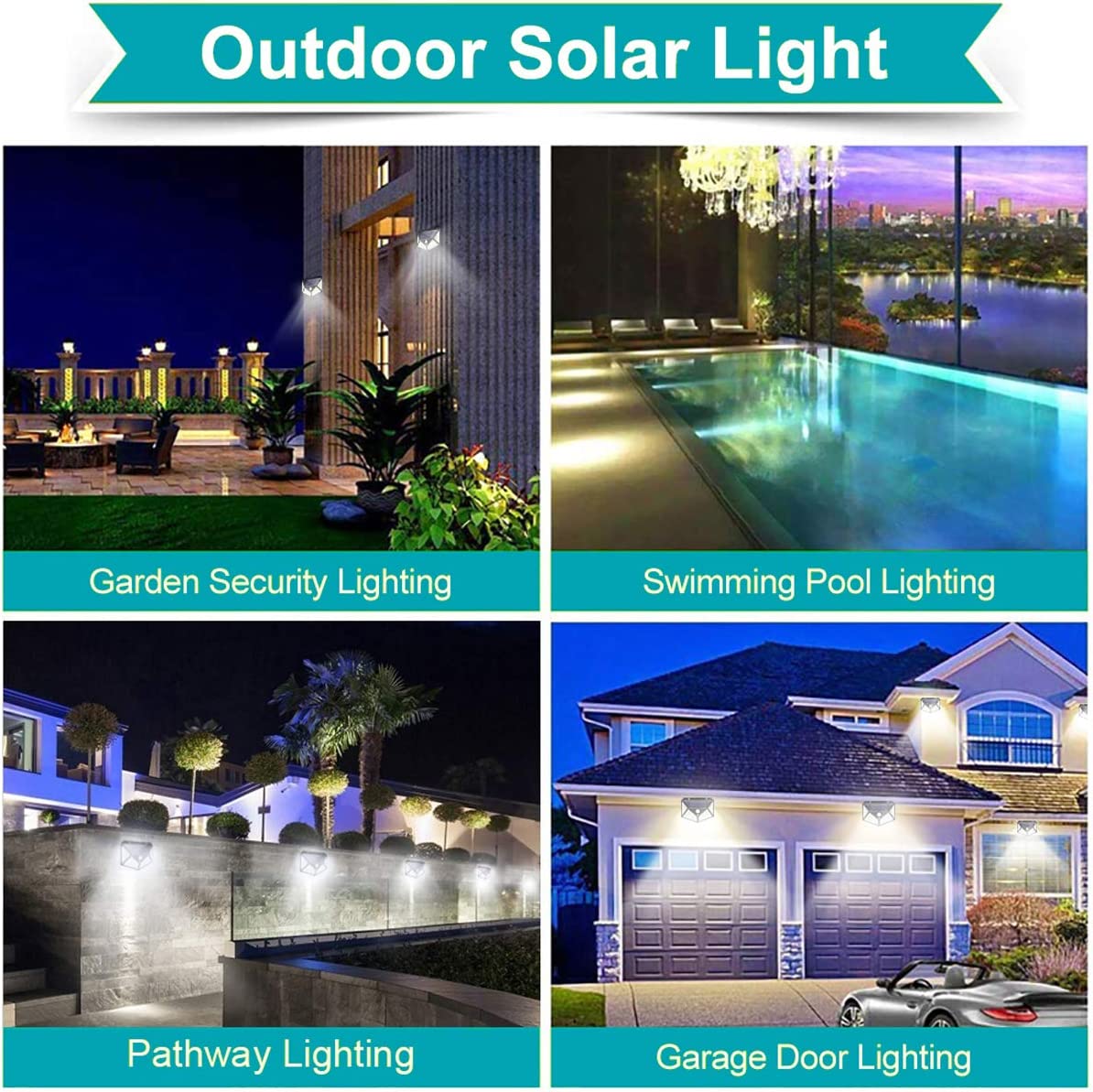 2 Solcellelamper - Energieffektiv - Udendørs Belysning - IlluminateSolar Outdoor Lighting Danmarkmode.dk