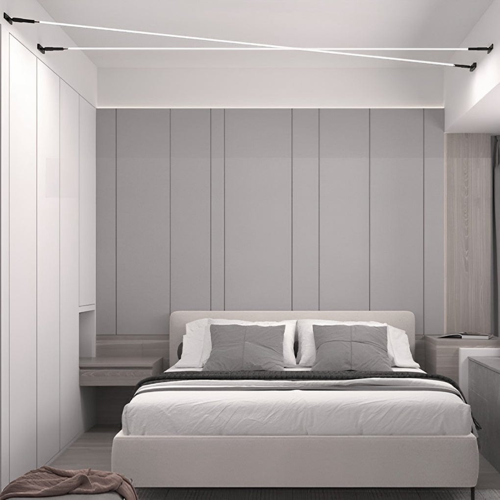 360° Drejelig Skyline Lineær LED Strip Lys - Moderne - Vægdekoration - Akryl Ceiling Light Fixtures Danmarkmode.dk