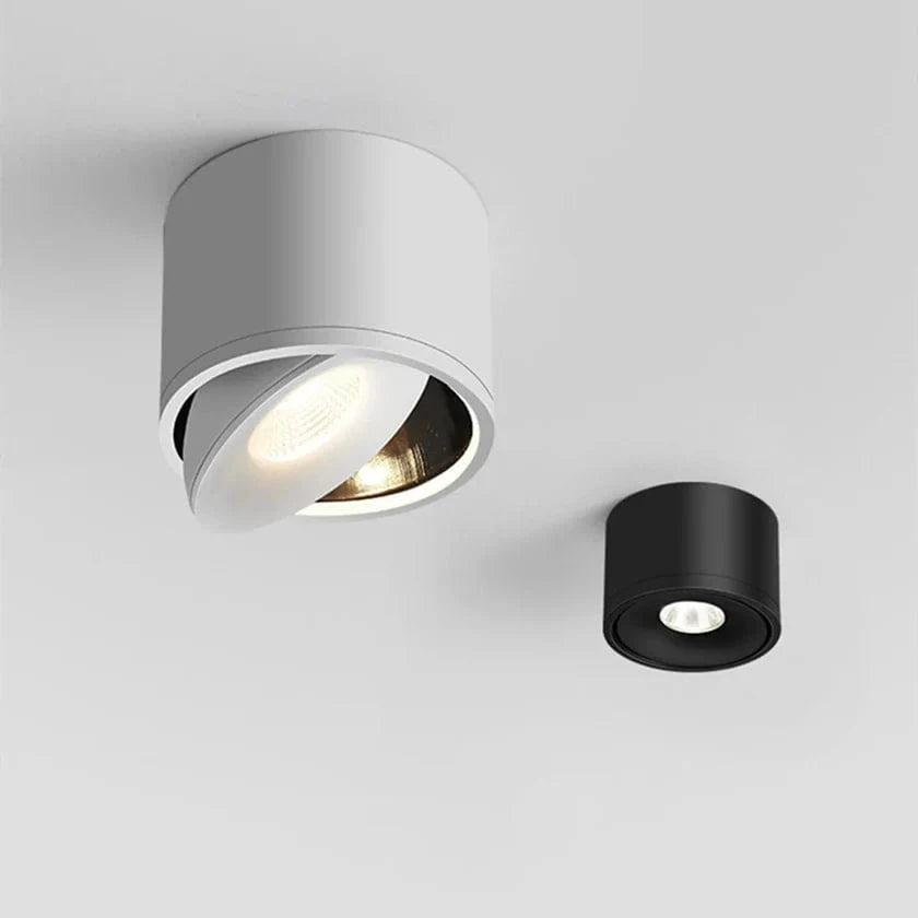 360° Drejelig Cylinder Form LED Spotlight - Downlight - Loftslampe - Dæmpbar