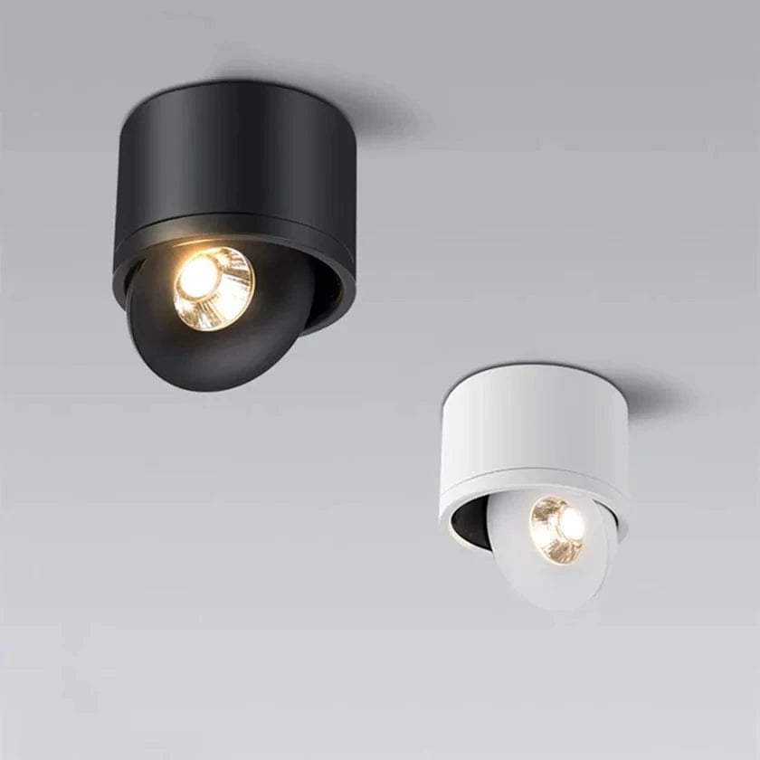 360° Drejelig Cylinder Form LED Spotlight - Downlight - Loftslampe - Dæmpbar