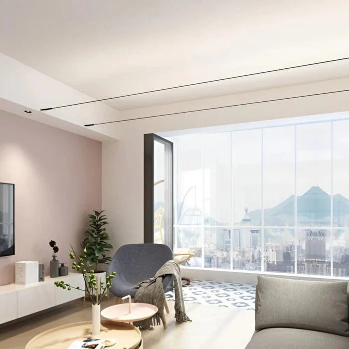 360° Drejelig Skyline Lineær LED Strip Lys - Moderne - Vægdekoration - Akryl