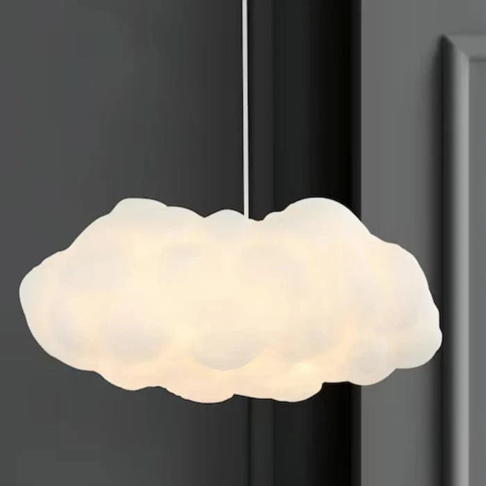 3D Cloud LED Pendel Lampe - Silke - Natlampe - Hængelampe Ceiling Light Fixtures Danmarkmode.dk