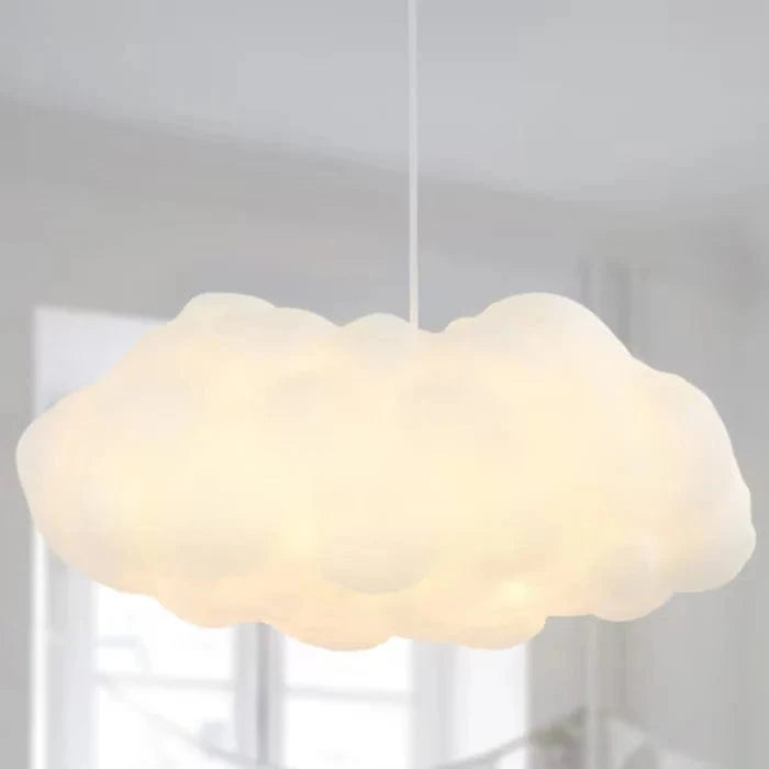 3D Cloud LED Pendel Lampe - Silke - Natlampe - Hængelampe Ceiling Light Fixtures Danmarkmode.dk