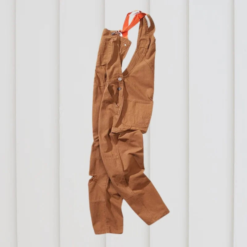 Åndbar Lærred Have Overalls - Unisex - Justerbare - Jumpsuit
