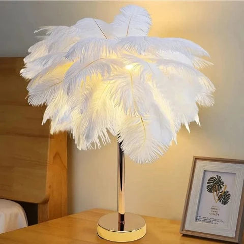 Fjerpalmetræ Natlampe - Bordlampe - Boligindretning - Metal