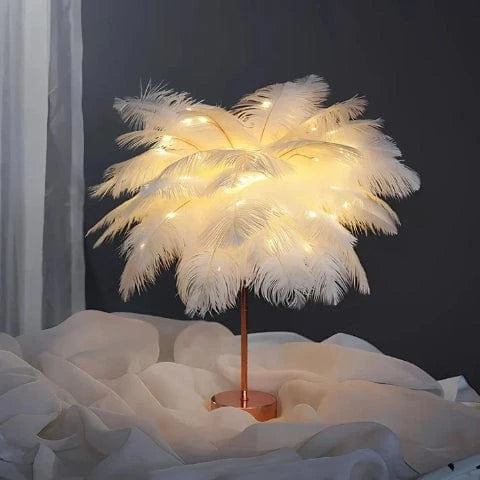 Fjerpalmetræ Natlampe - Bordlampe - Boligindretning - Metal