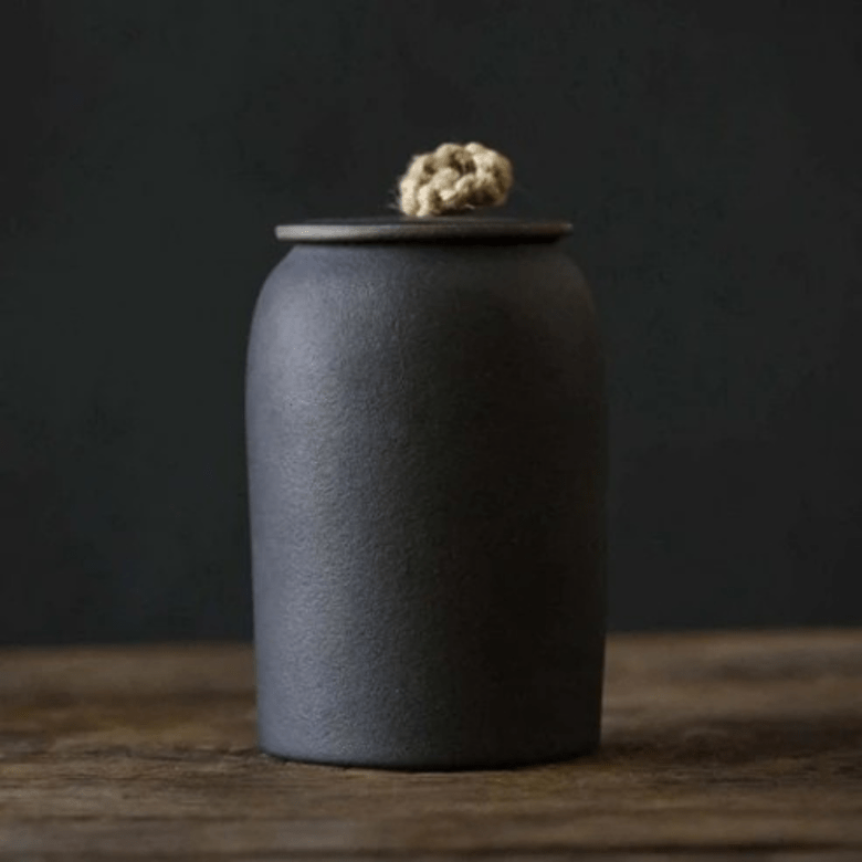 Japansk Keramik Kaffebeholder - Bærbar - Opbevaring - 900ml