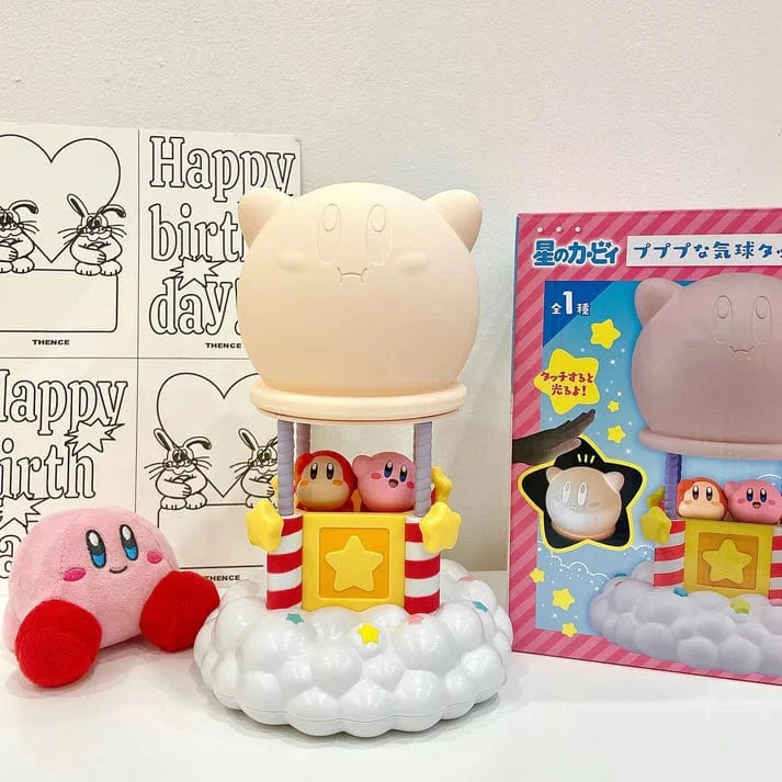 Kirby Natlampe Børn - Silikone - Touch Lampe - Spilledåse