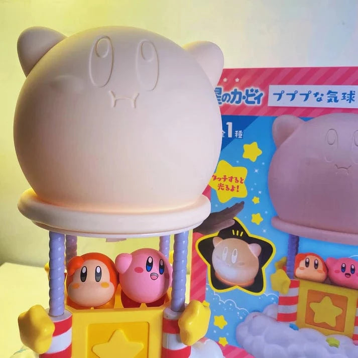 Kirby Natlampe Børn - Silikone - Touch Lampe - Spilledåse