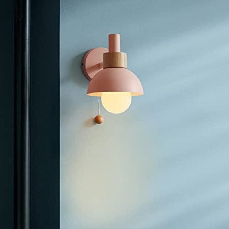 Macaron Moderne Væglampe med Træk Ledningen - Matte - Indendør - Boligindretning
