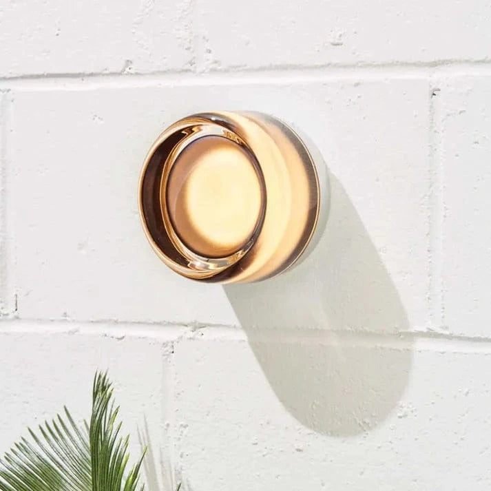 Moderne Dimple Væglampe - LED - Glas - 14 cm