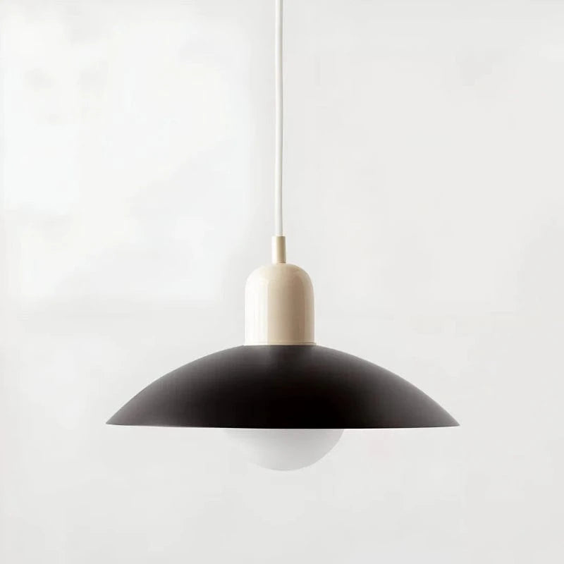 Moderne Jern Cone Lampeskærm Pendellampe - LED - Glossy - Ø32 cm