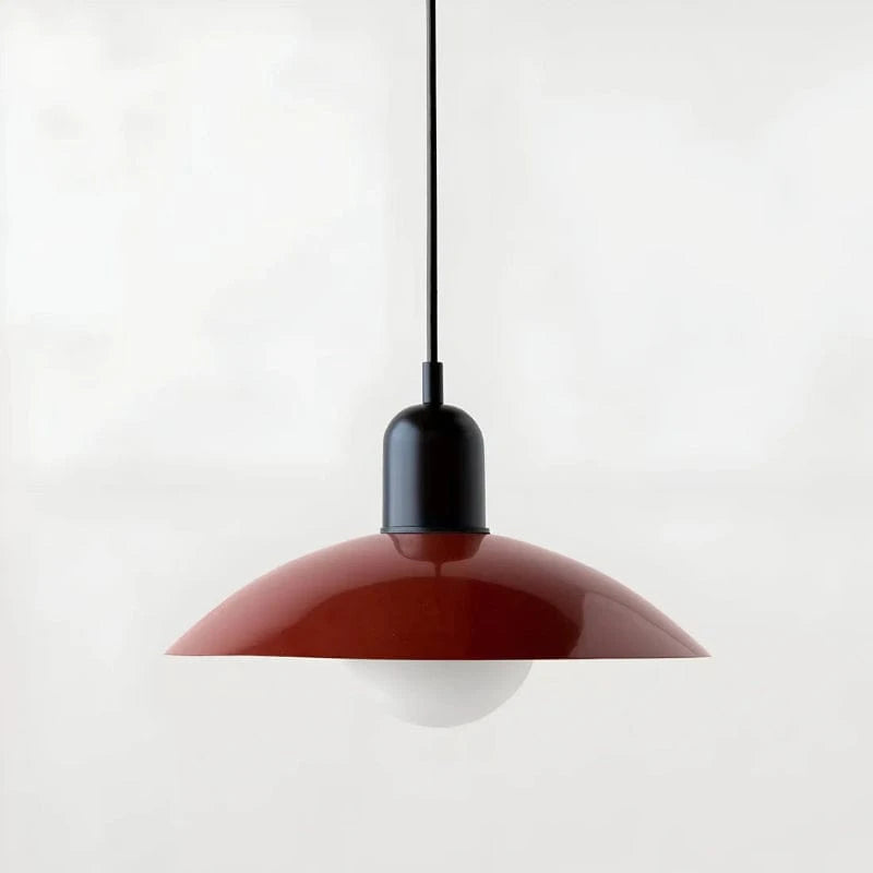 Moderne Jern Cone Lampeskærm Pendellampe - LED - Glossy - Ø32 cm