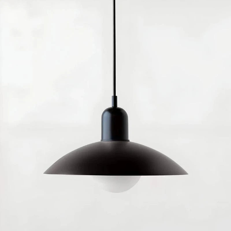 Moderne Jern Cone Lampeskærm Pendellampe - LED - Glossy - Ø32 cm