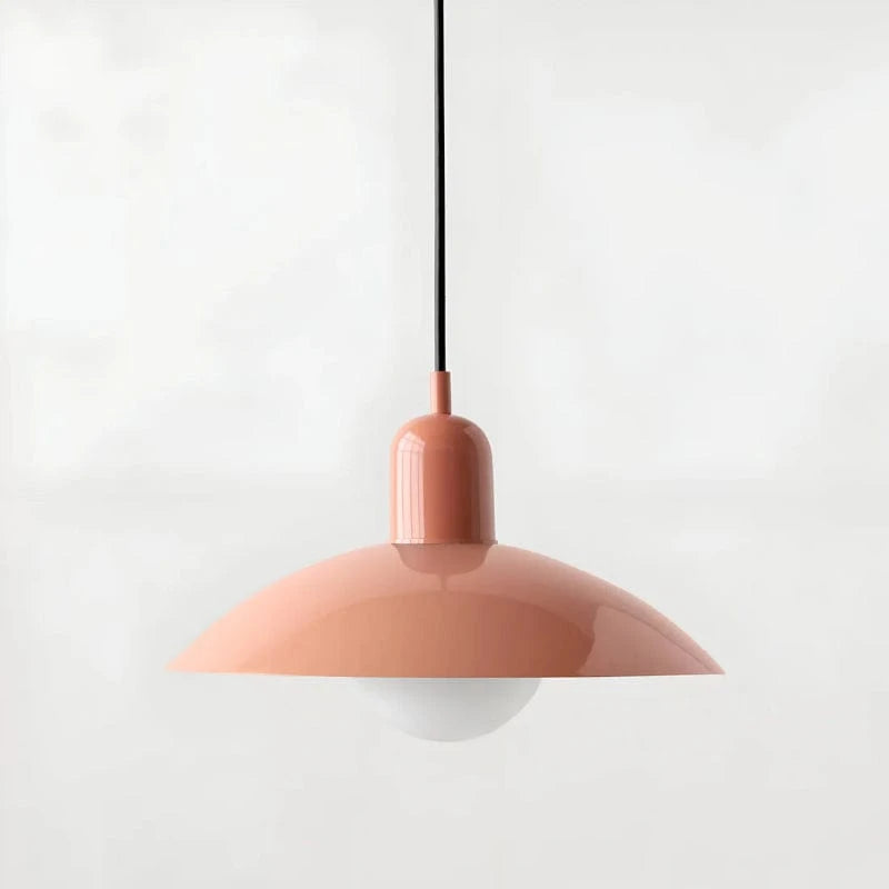 Moderne Jern Cone Lampeskærm Pendellampe - LED - Glossy - Ø32 cm