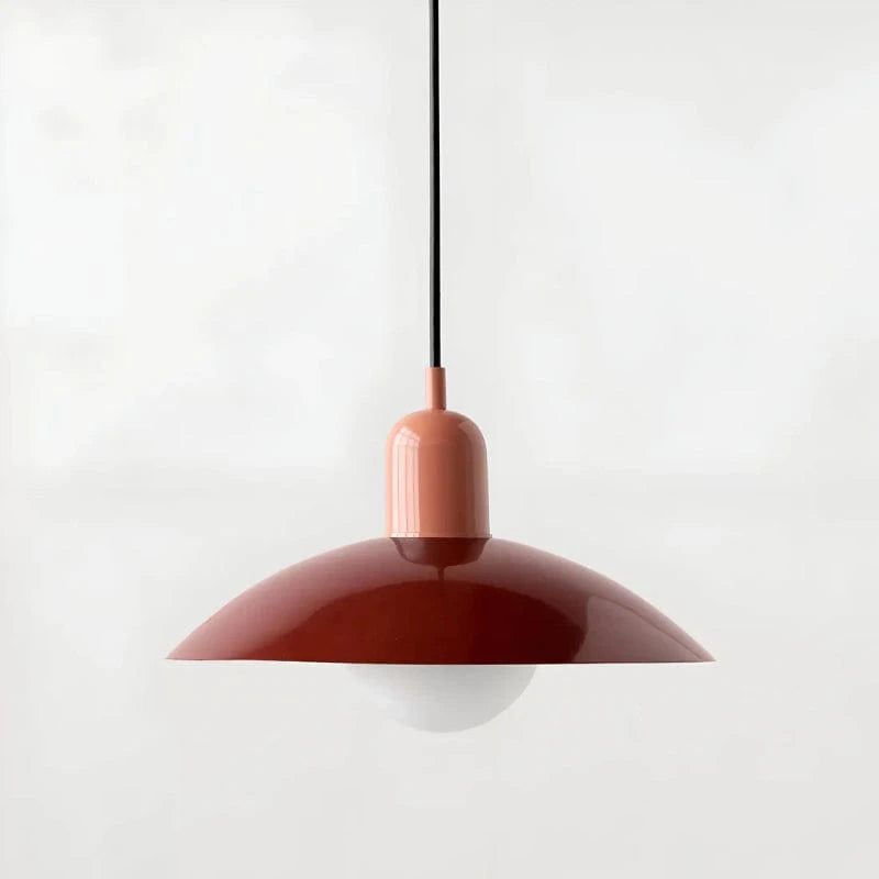 Moderne Jern Cone Lampeskærm Pendellampe - LED - Glossy - Ø32 cm
