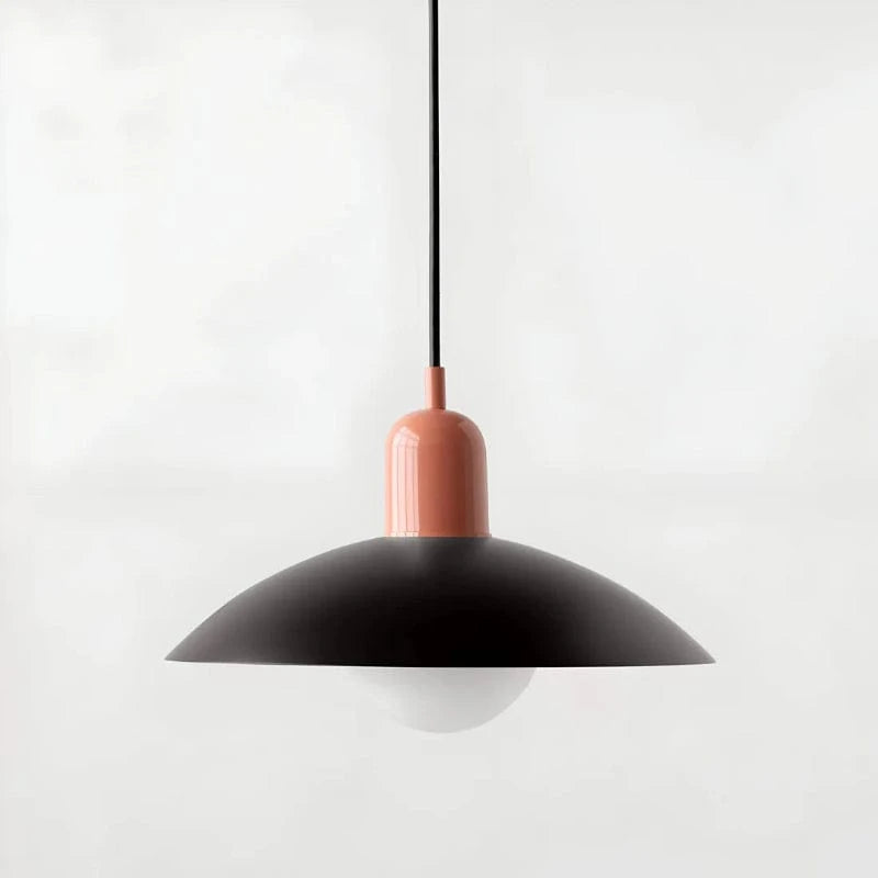 Moderne Jern Cone Lampeskærm Pendellampe - LED - Glossy - Ø32 cm