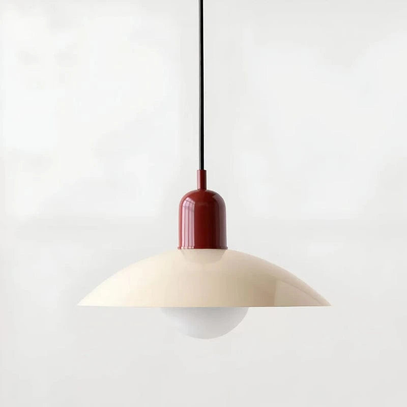 Moderne Jern Cone Lampeskærm Pendellampe - LED - Glossy - Ø32 cm