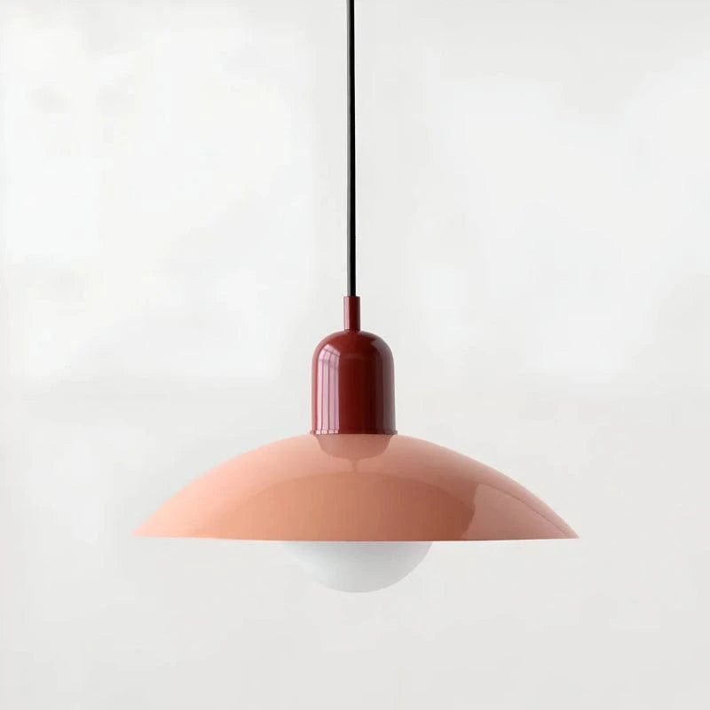 Moderne Jern Cone Lampeskærm Pendellampe - LED - Glossy - Ø32 cm