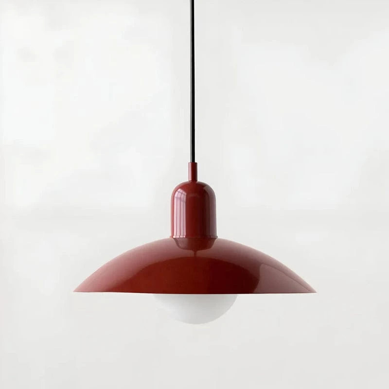 Moderne Jern Cone Lampeskærm Pendellampe - LED - Glossy - Ø32 cm