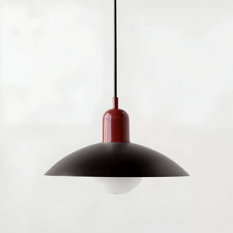 Moderne Jern Cone Lampeskærm Pendellampe - LED - Glossy - Ø32 cm