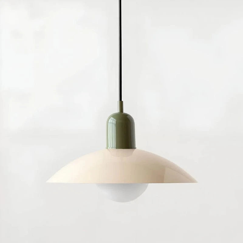 Moderne Jern Cone Lampeskærm Pendellampe - LED - Glossy - Ø32 cm