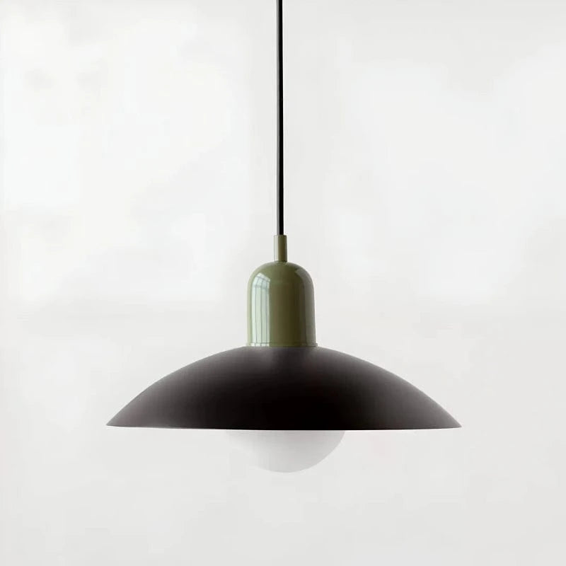 Moderne Jern Cone Lampeskærm Pendellampe - LED - Glossy - Ø32 cm