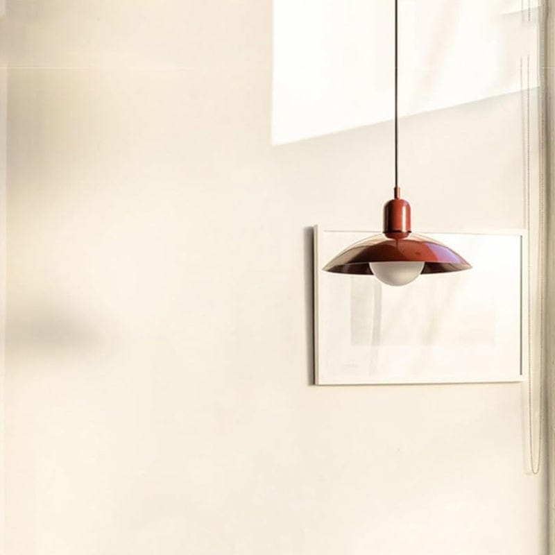 Moderne Jern Cone Lampeskærm Pendellampe - LED - Glossy - Ø32 cm
