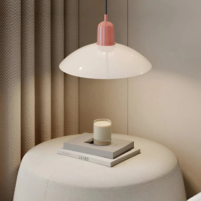 Moderne Jern Cone Lampeskærm Pendellampe - LED - Glossy - Ø32 cm