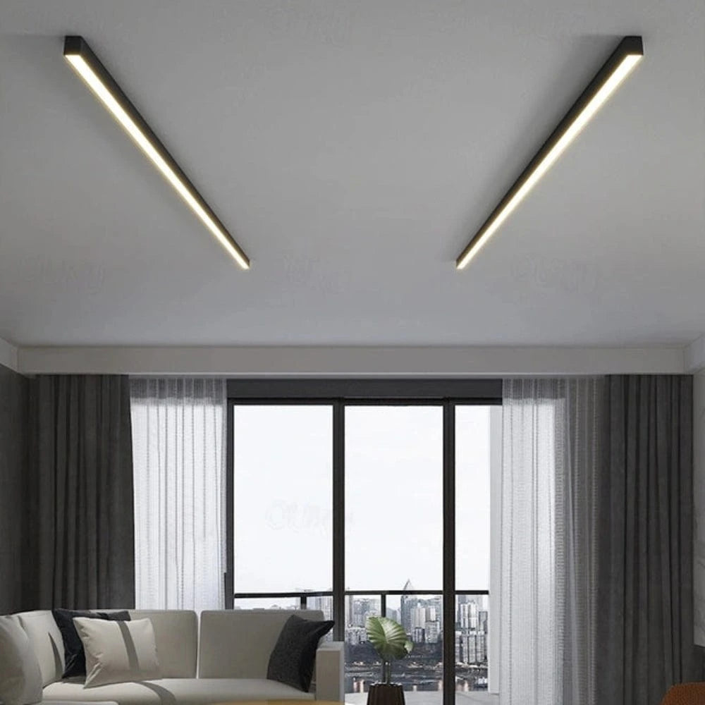 Moderne Lineær LED Loftslampe - Akryl - Light Bar - Minimalistisk