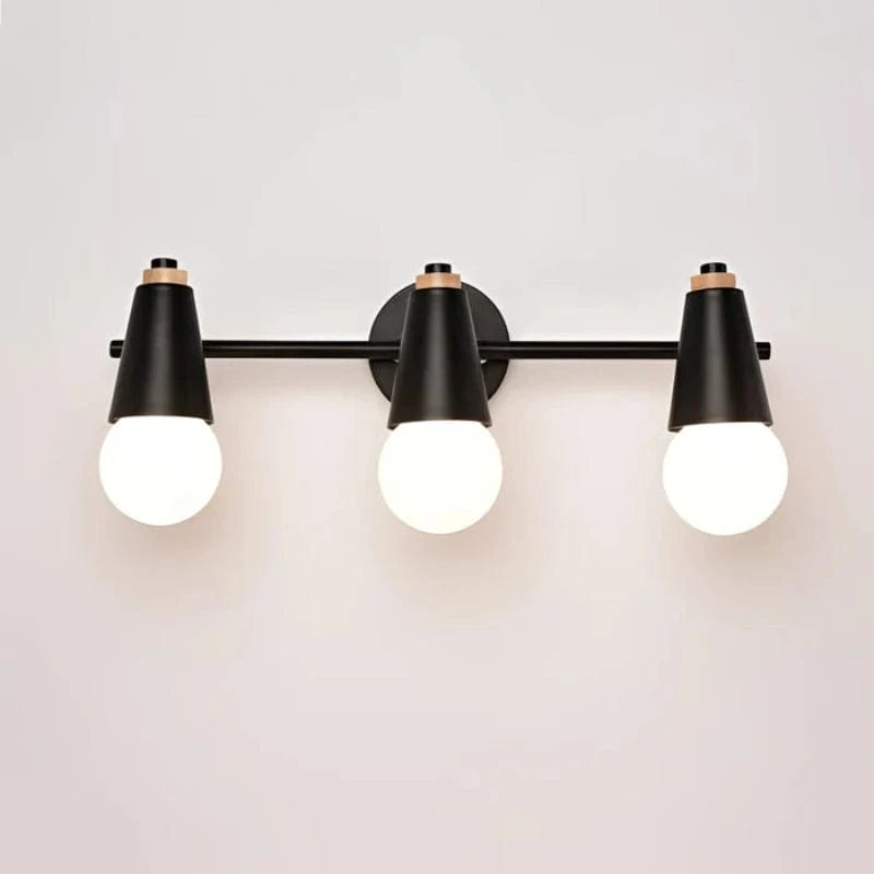 Moderne Minimalistisk Væglampe - LED Pære - Iron - Matte - Træ