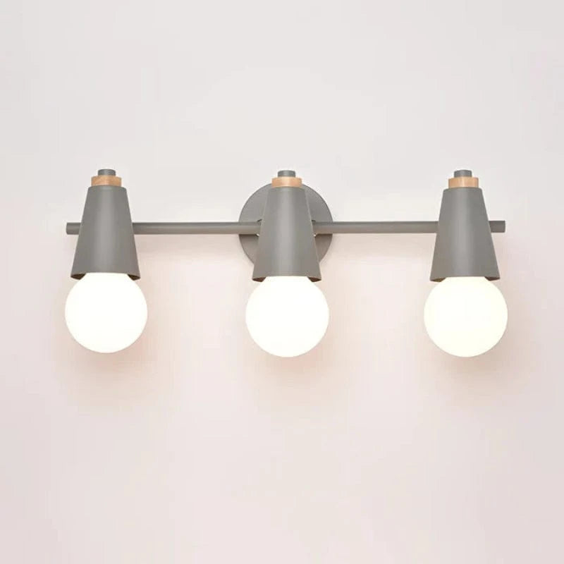 Moderne Minimalistisk Væglampe - LED Pære - Iron - Matte - Træ