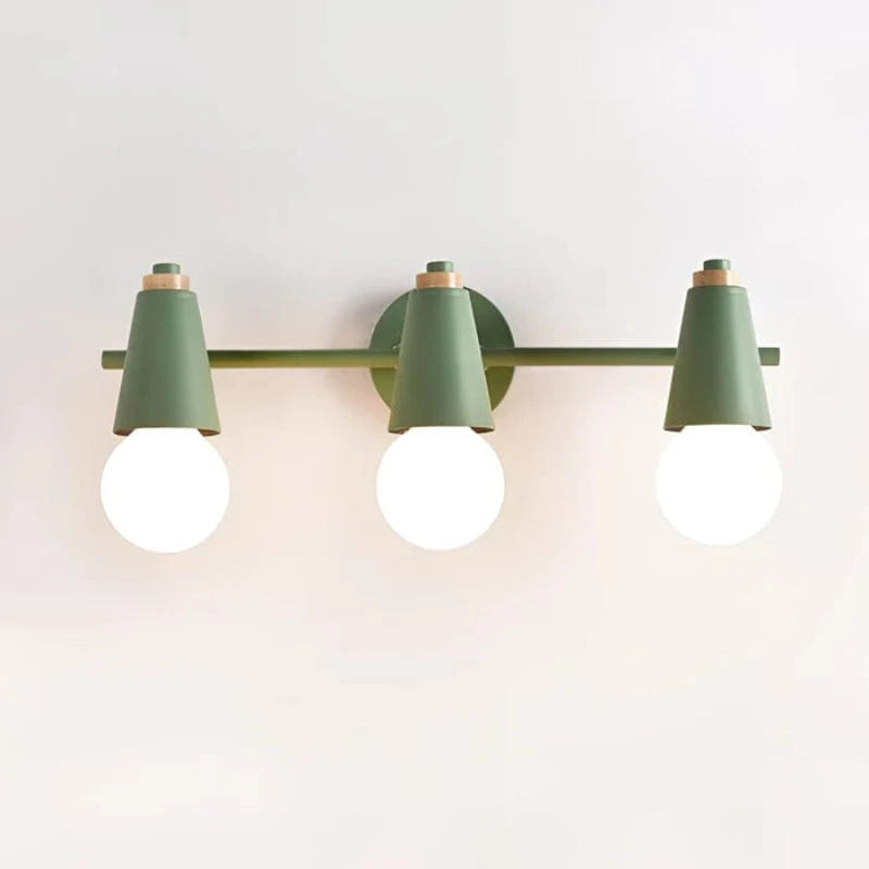 Moderne Minimalistisk Væglampe - LED Pære - Iron - Matte - Træ