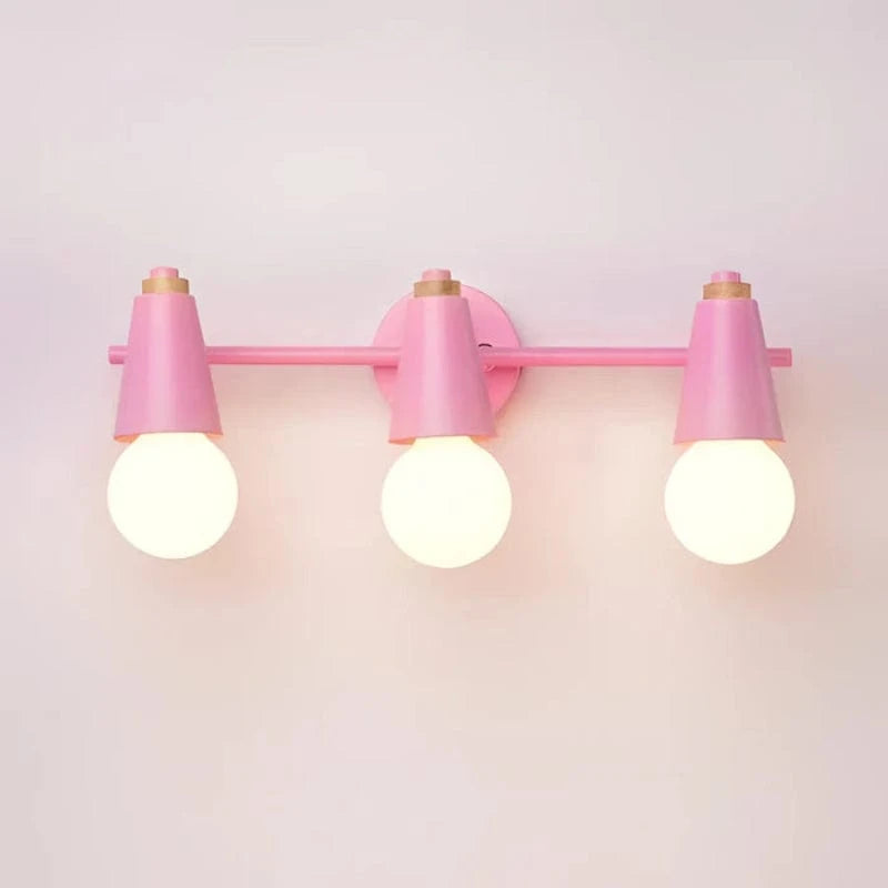 Moderne Minimalistisk Væglampe - LED Pære - Iron - Matte - Træ