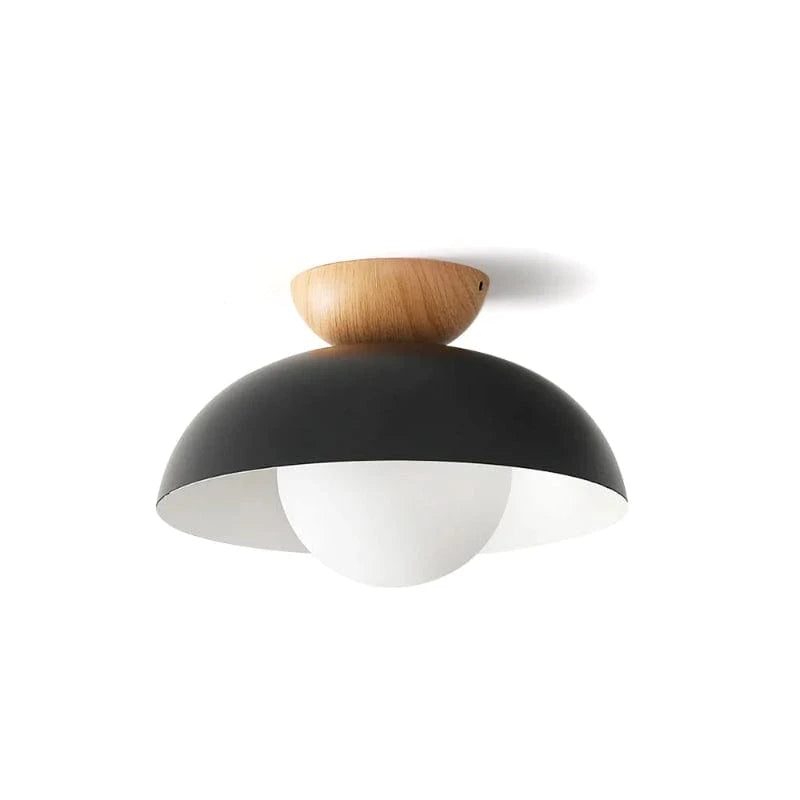 Moderne Opalineglasskærm Loftslampe - Metal - LED Pære - 30cm