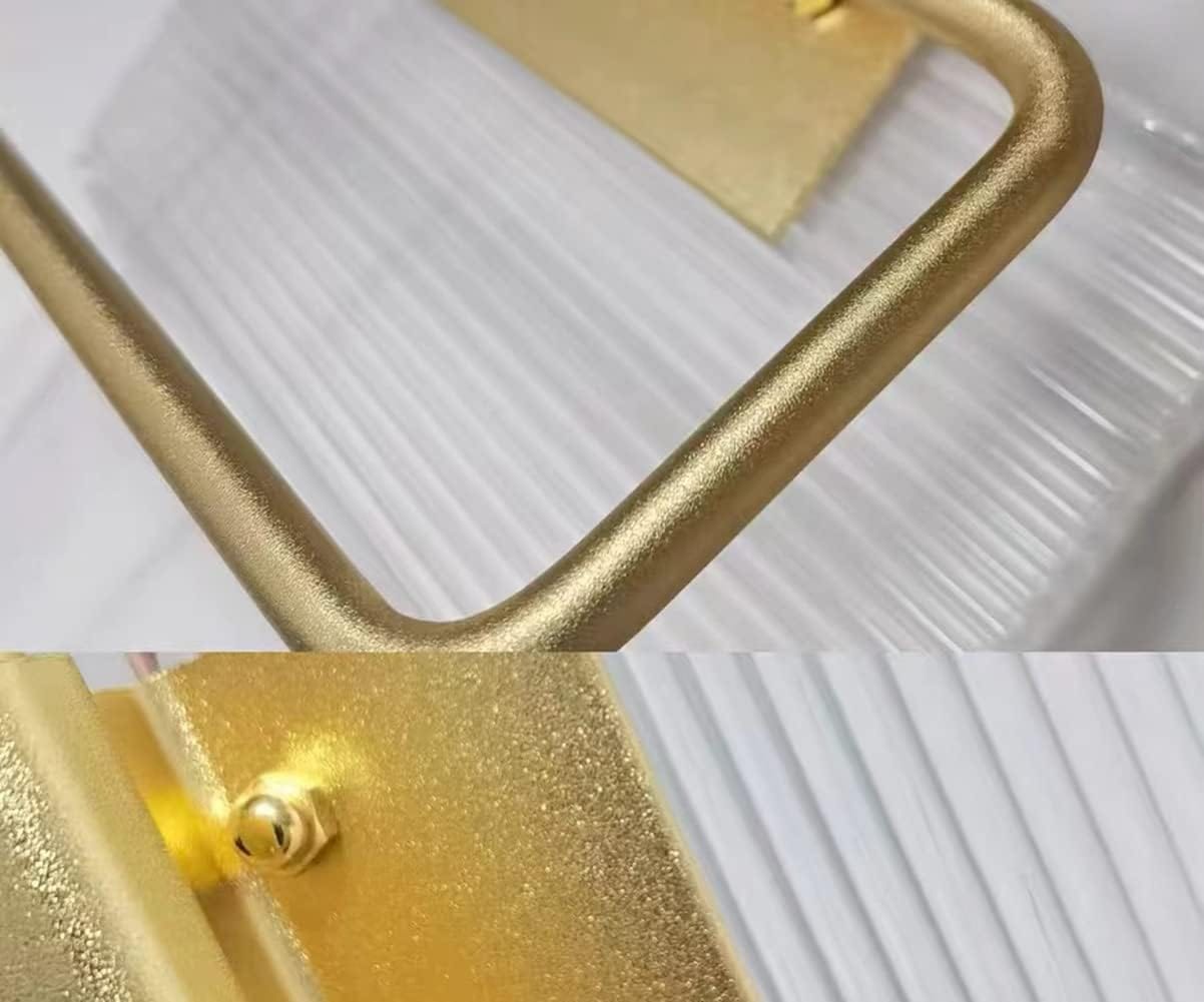 Moderne Toiletpapirholder med Akryl Hylde - Selvklæbende - Klar - Metal