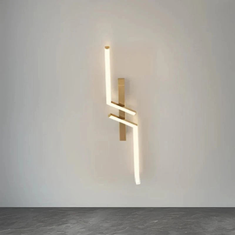 Moderne Zigzag Smart LED Loftslampe - Geometrisk - Indendørs - Aluminium