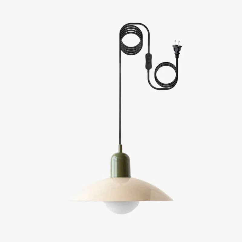 Moderne Jern Cone Lampeskærm Pendellampe - LED - Glossy - Ø32 cm