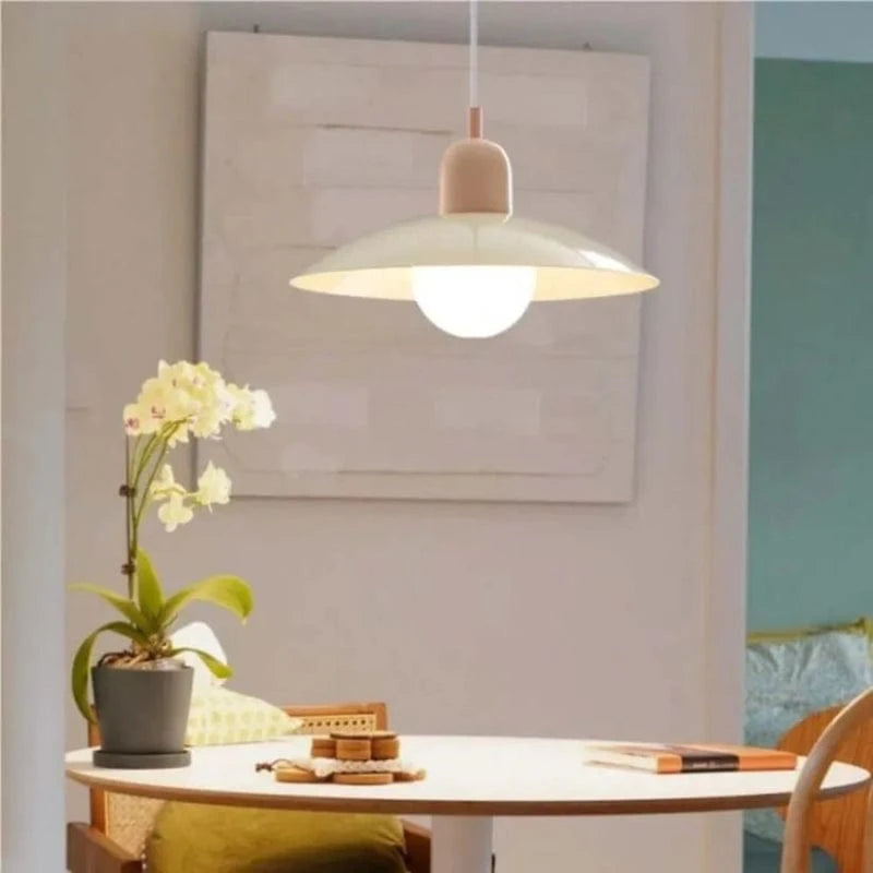 Moderne Jern Cone Lampeskærm Pendellampe - LED - Glossy - Ø32 cm