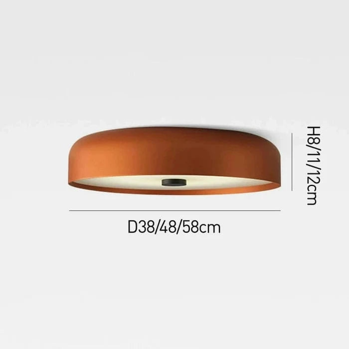 Nordic Retro LED Plafond Lampe - Rund - Boligindretning - Metal