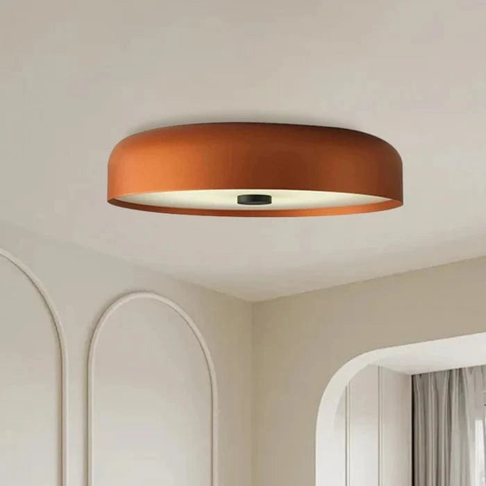 Nordic Retro LED Plafond Lampe - Rund - Boligindretning - Metal