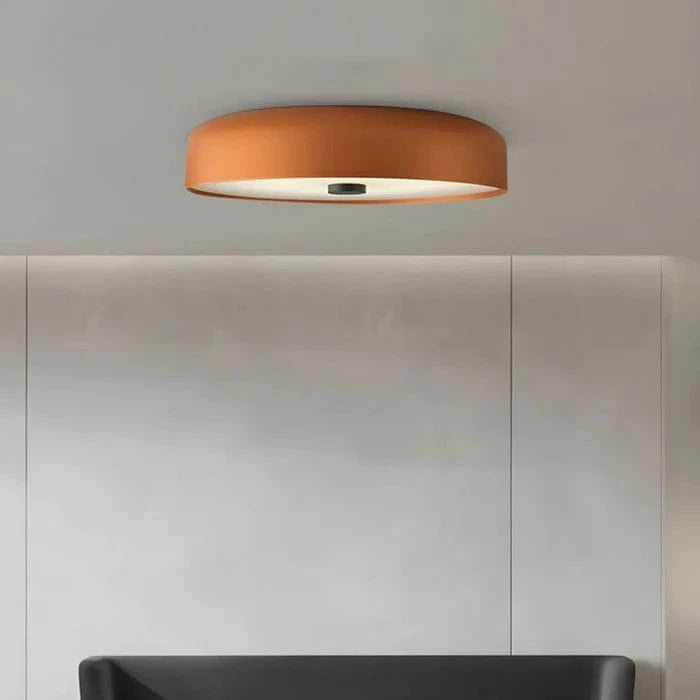 Nordic Retro LED Plafond Lampe - Rund - Boligindretning - Metal