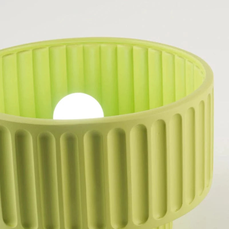 Riflet Flush Mount LED Loftslampe - Japandi Style - Layered - Resin - 23cm