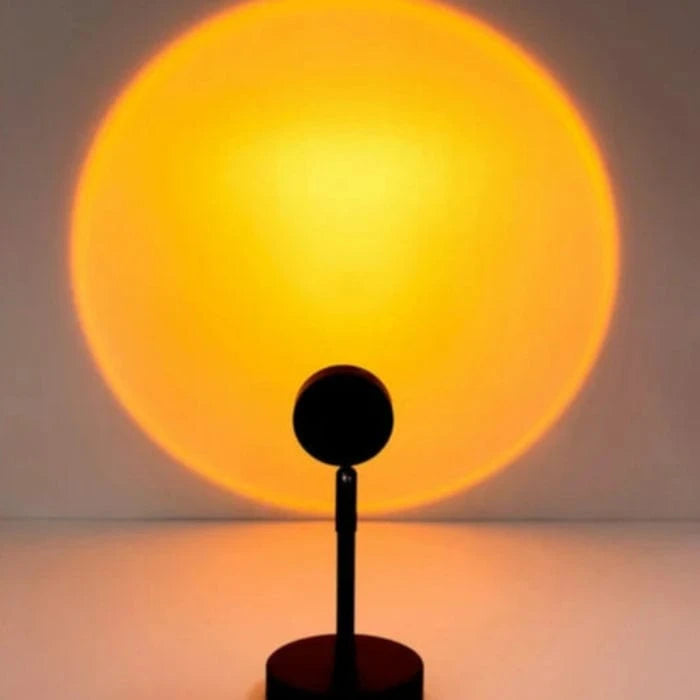 Roterbar LED Solnedgang Projektorlampe - Bærbar - Væglampe - Aluminium